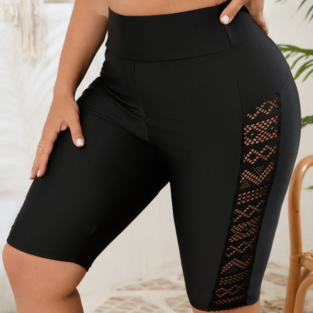 Damen Sportliche Radlerhose mit atmungsaktiven Netzdetails Drune