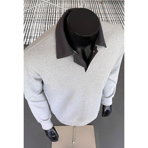 Herren Modischer Polo-Pullover Drune