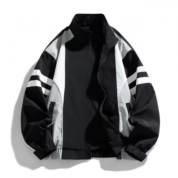 Herren Sportjacke mit hohem Kragen Drune