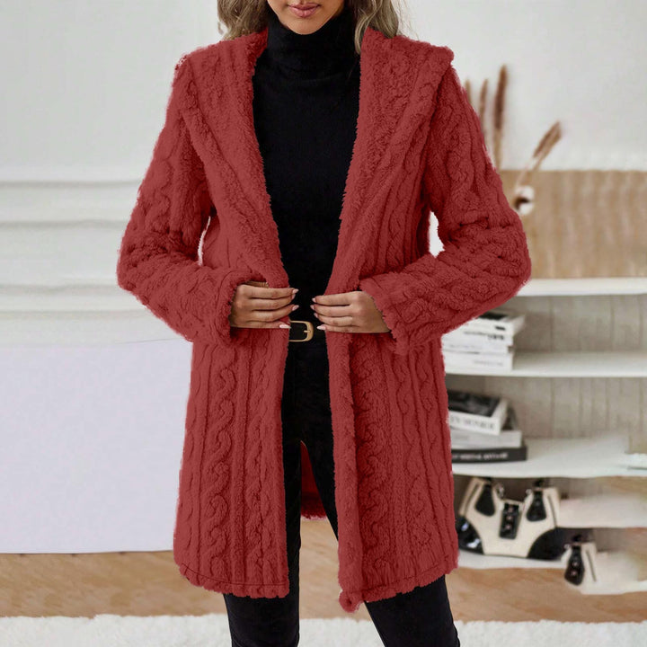 Damen Karierte Überhemdjacke mit Brusttaschen Drune