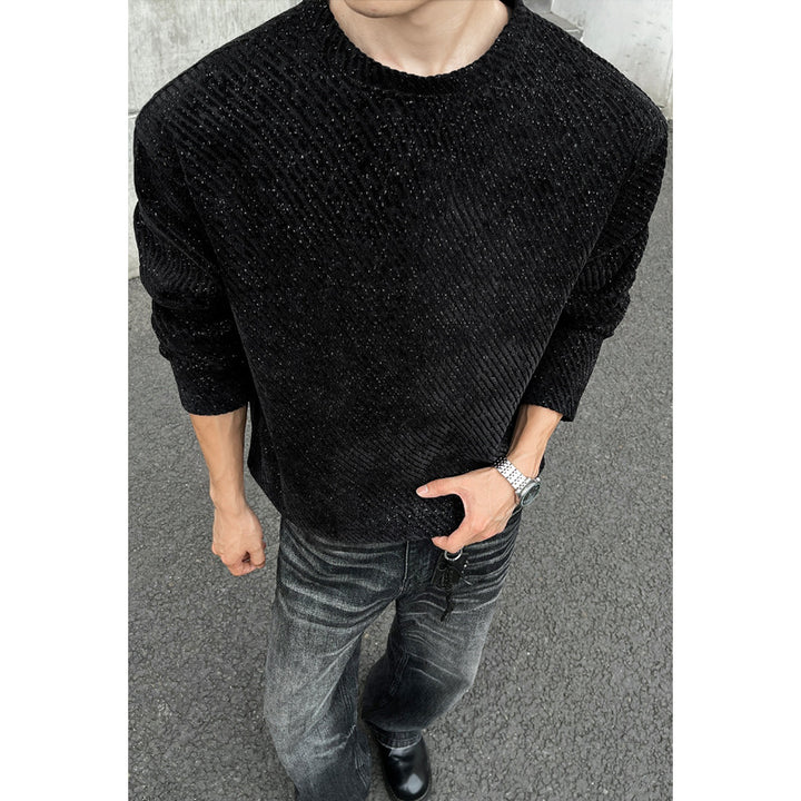 Herren Modischer Oversized Pullover Drune