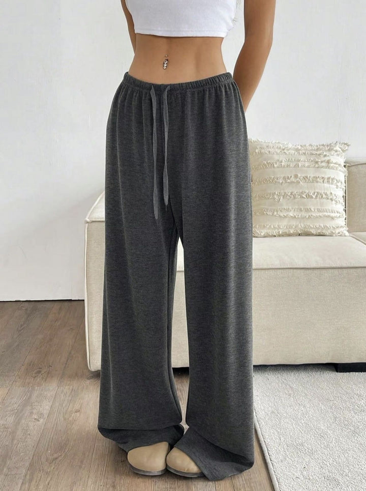 Damen Weite Sweatpants mit elastischem Bund Drune