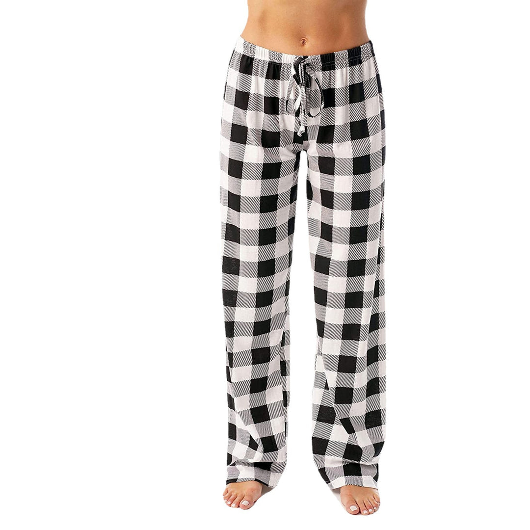 Damen Freizeithose im karierter Schnitt Drune