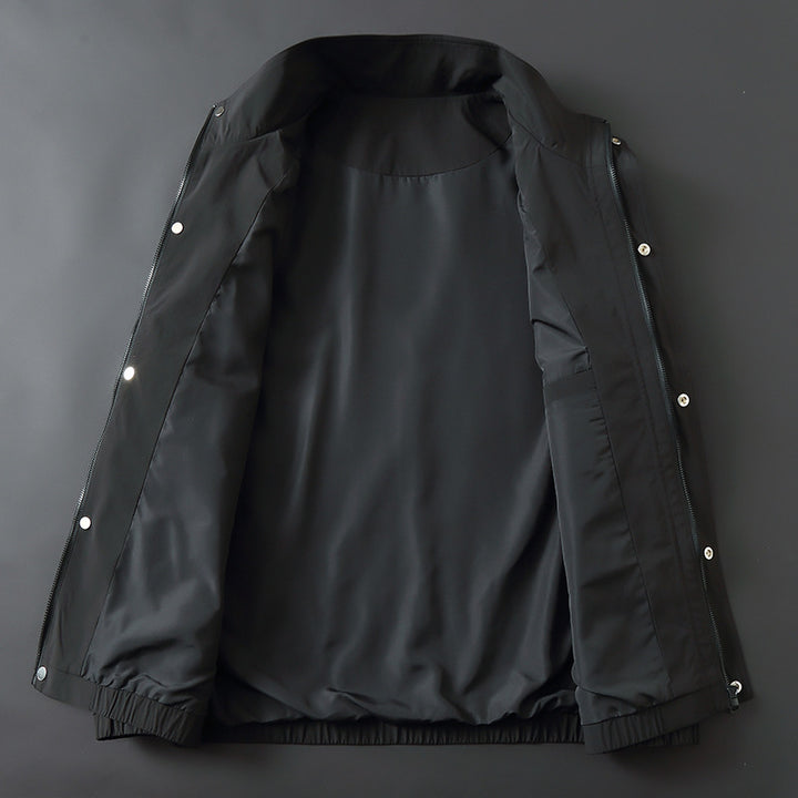 Herren Funktionale Fieldjacke mit Stehkragen, Armtasche und Pattentaschen Drune