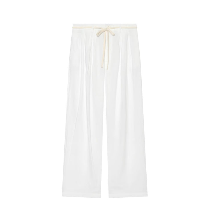 Damen Zweiteiliges Loungewear-Set mit weiter Hemdbluse und fließender Marlene-Hose Drune