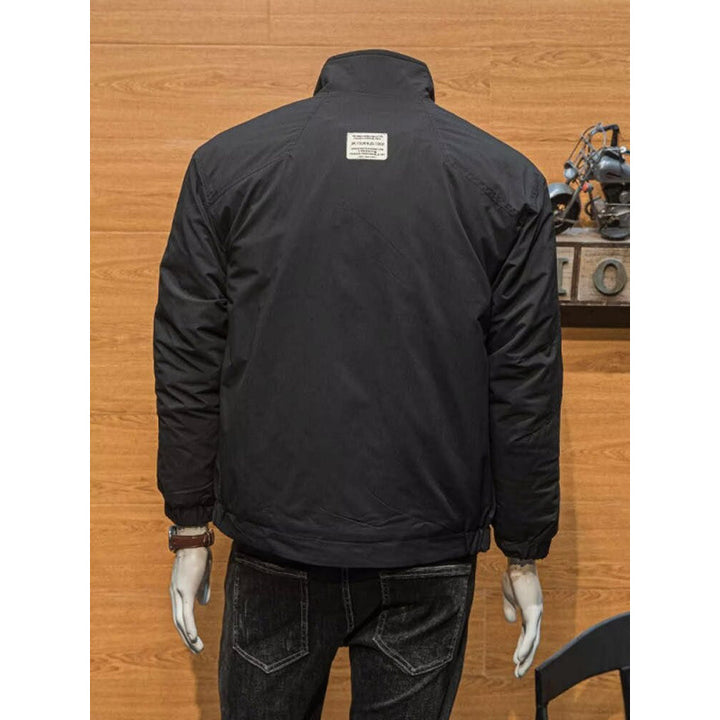 Herren Kurze Steppjacke mit hohem Kragen Drune