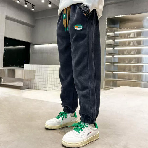 Unisex Freizeit Jogginghose mit elastischem Bund Drune
