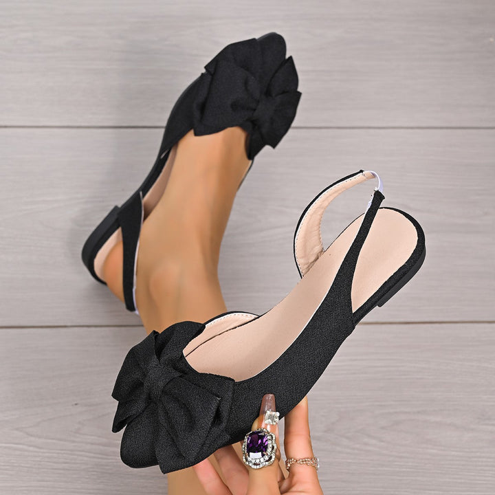 Damen Slipper mit dekorativem Schleifen-Detail Drune