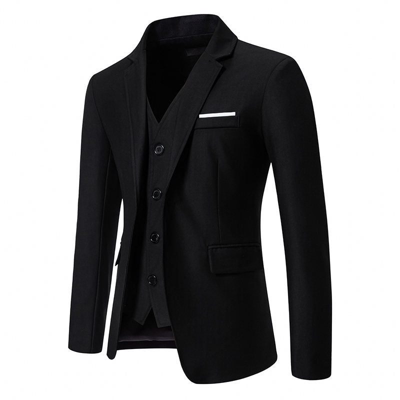 Herren Eleganter Drei-Teilig Anzug Set Drune 1749704439