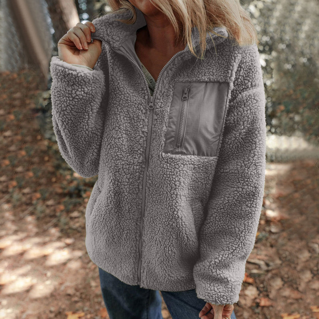 Damen Jacke mit hochabschließendem Kragen und praktischer Brusttasche Drune