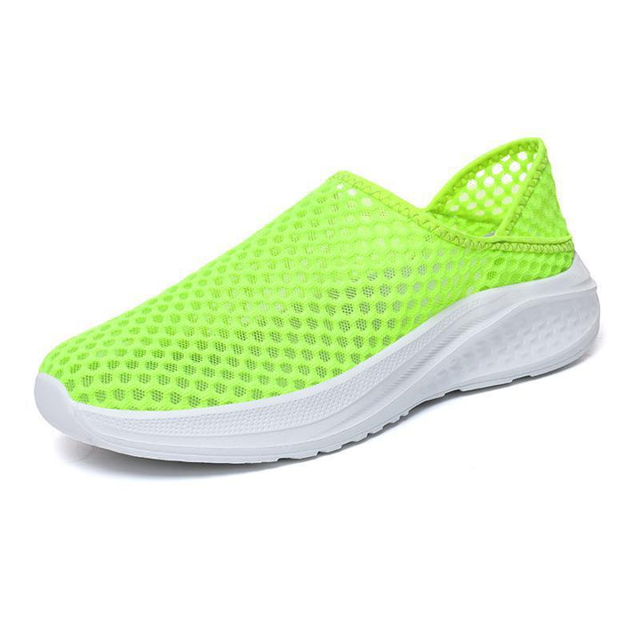Unisex nan leichtgewichtiger Casual-Mule mit Honigwaben-Mesh, gepolstertem Fußbett und rutschfester Laufsohle Drune