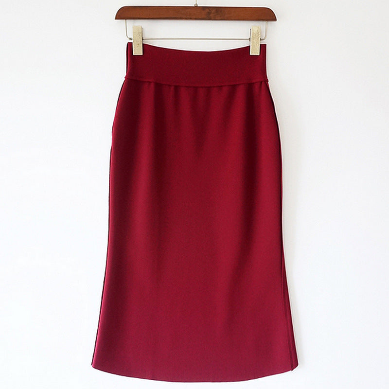 Damen Eleganter, taillierter A-Linien Rock Drune