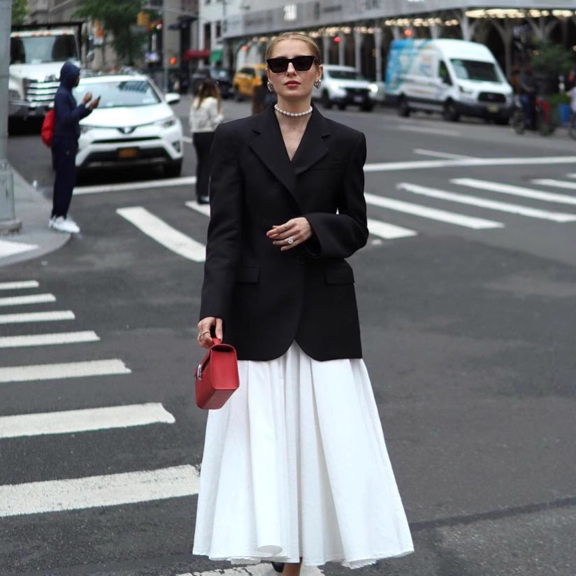 Damen Modischer Blazer mit oversized Schnitt Drune