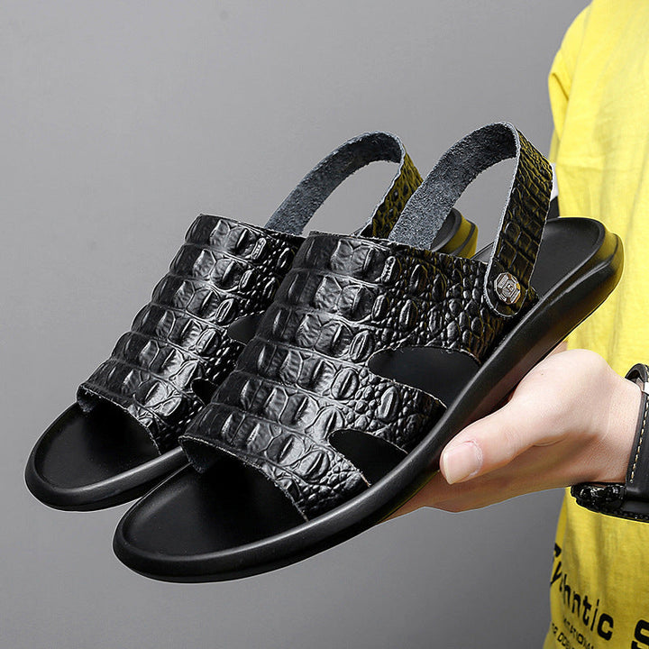 Herren Komfortable Ledersandalen mit ergonomischem Design Drune