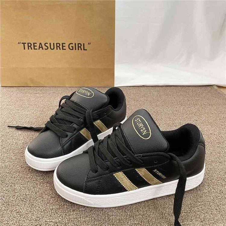Damen Modische Sneakers mit stylischen Akzenten und rutschfester Sohle Drune