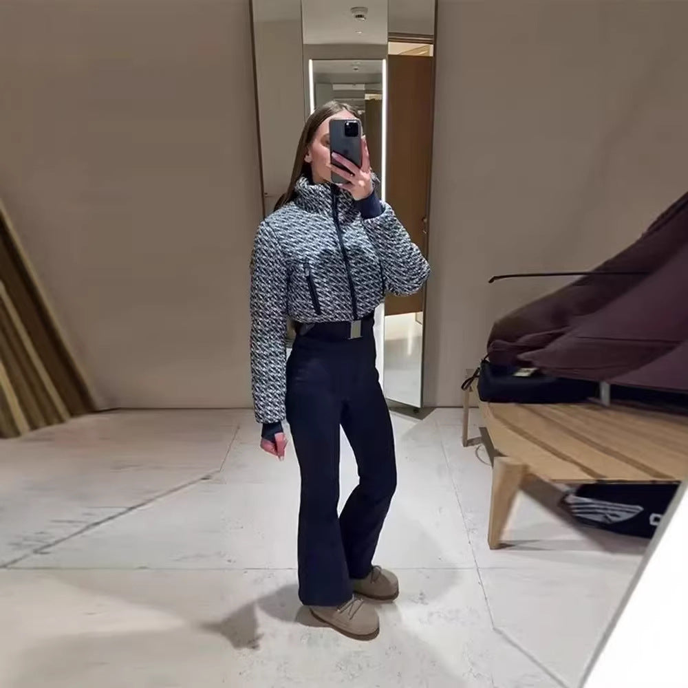 Damen Funktionaler Utility-Overall mit Reißverschlüssen und Taillengürtel Drune