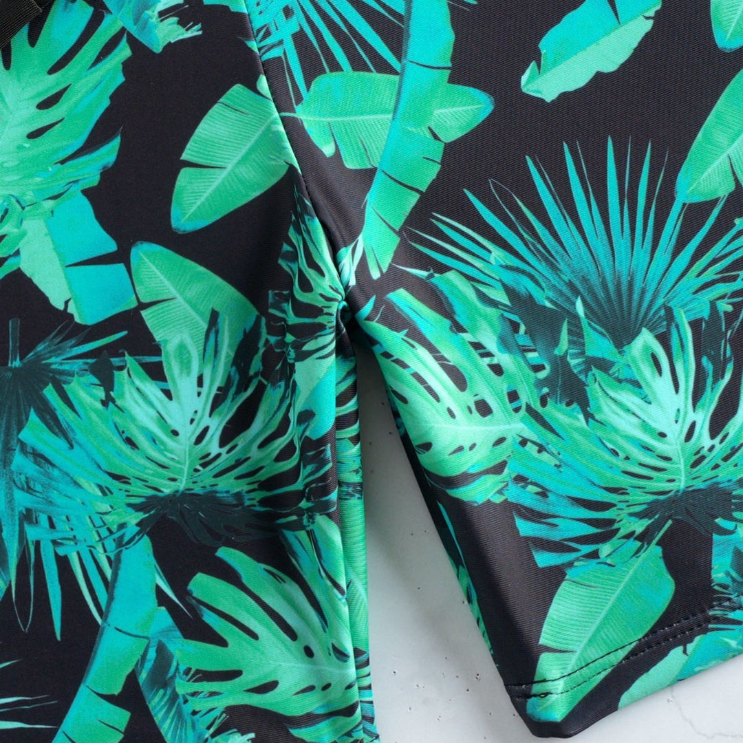 Damen Shirt für Wasseraktivitäten mit tropischem Muster Drune