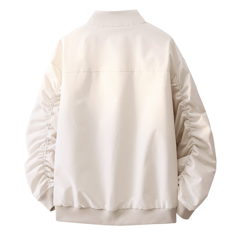 Herren Leichte Übergangsjacke im Blousonstil mit elastischem Saum Drune