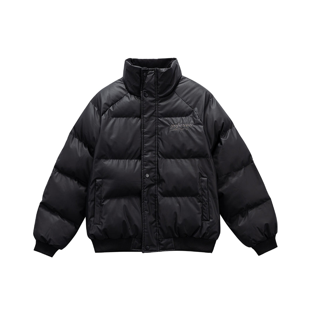 Damen Oversize gesteppte Steppjacke mit hohem Stehkragen und Rippbündchen Drune