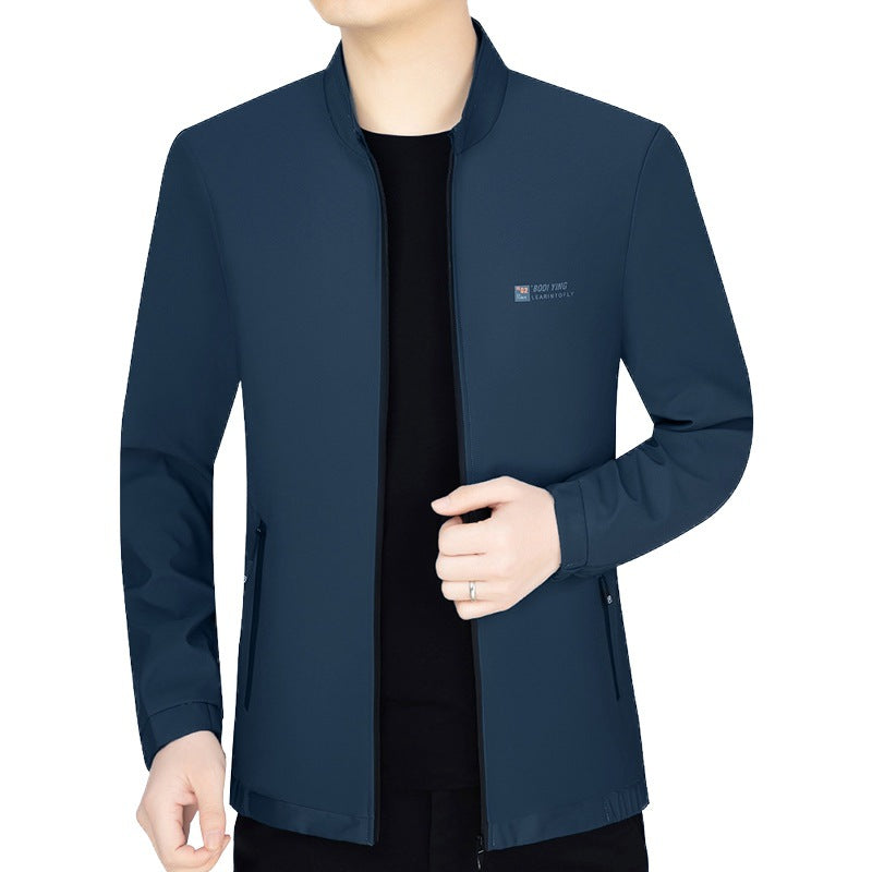 Herren Winddichte Softshell-Übergangsjacke mit wärmendem Teddyfutter Drune
