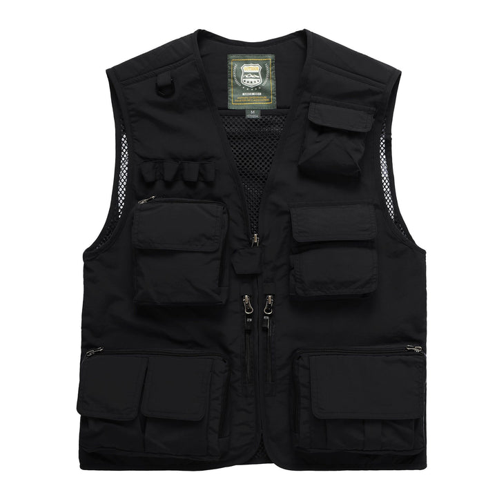 Herren Multifunktionale Angel- und Utilityweste mit Mesh‑Einsatz Drune