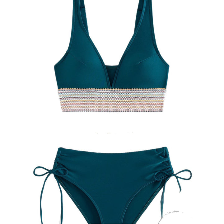 Damen Hochgeschnittener Sportbikini Drune