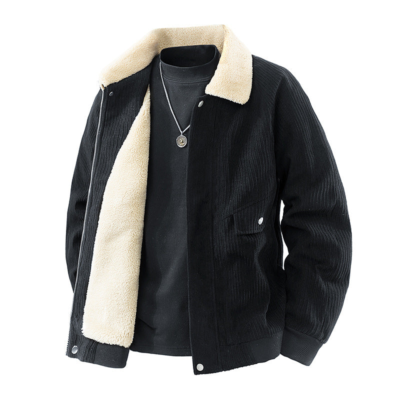 Herren Gemusterte Cordjacke Drune