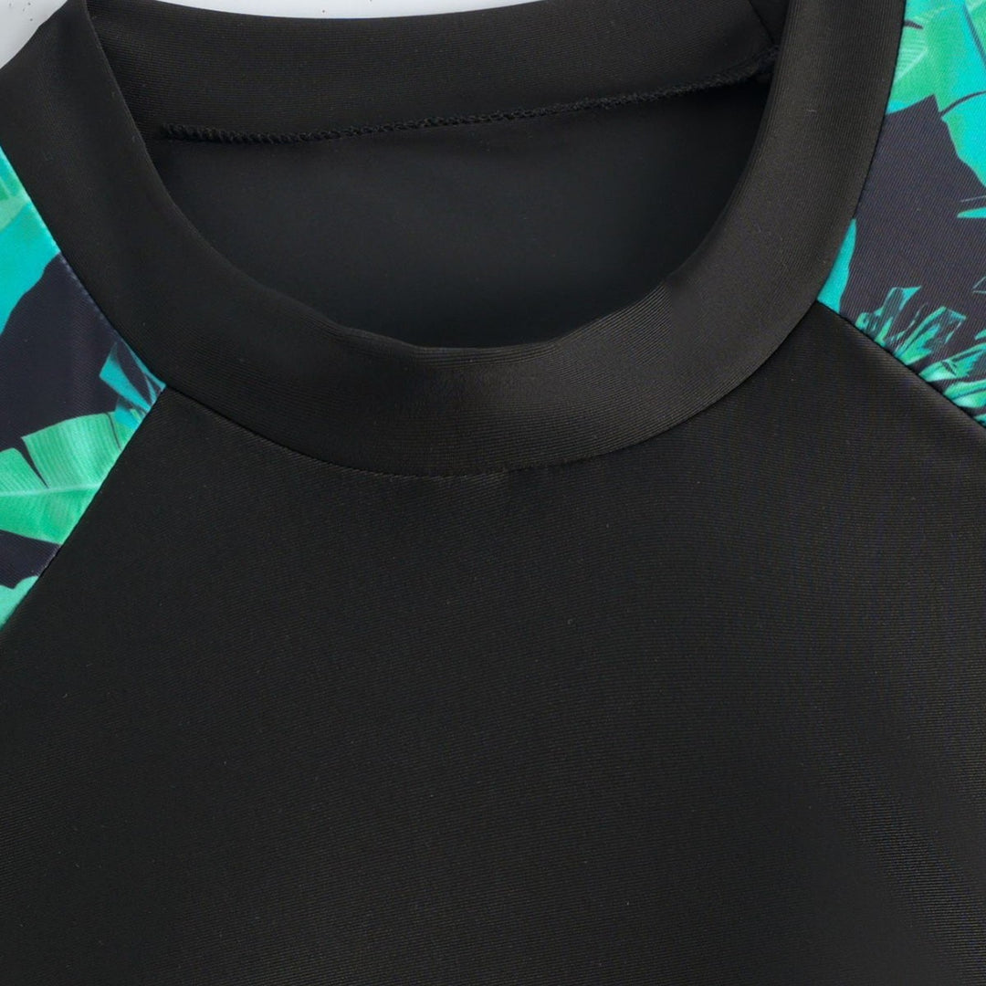 Damen Shirt für Wasseraktivitäten mit tropischem Muster Drune