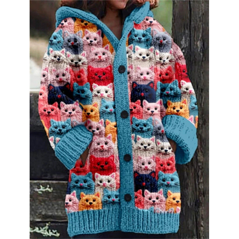 Drune | Streifenmuster-Cardigan