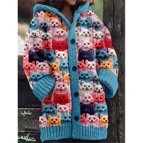 Drune | Streifenmuster-Cardigan