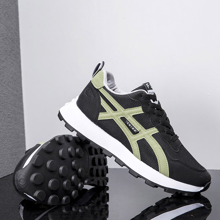 Unisex Retro-inspirierte leichte Laufschuhe mit atmungsaktivem Mesh und profilierter Laufsohle Drune