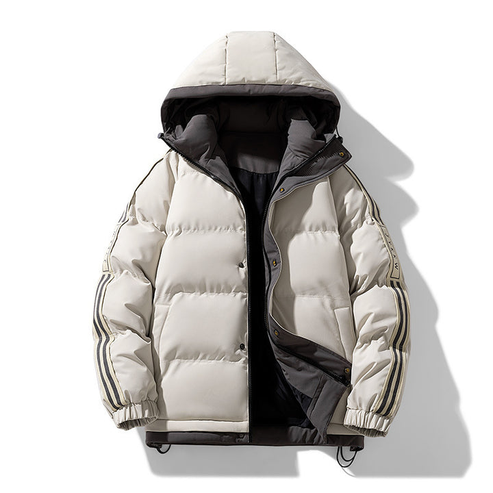 Herren Modische Wattierte Winterjacke Drune