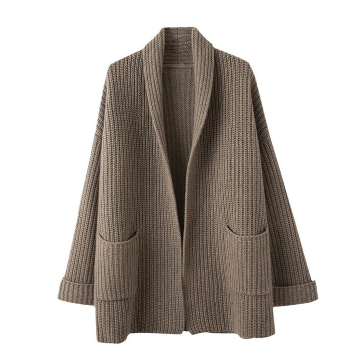 Damenmodischer Strickcardigan Drune