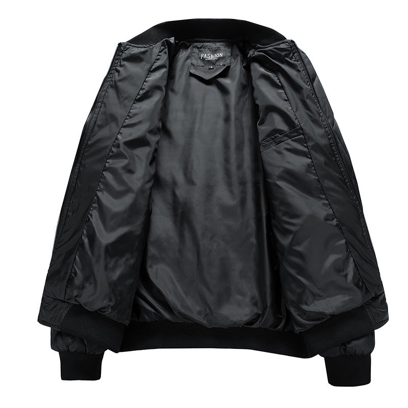 Herren Modische Steppjacke mit hohem Kragen Drune