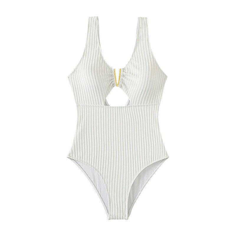 Damen Einteiliger Badeanzug mit geschmackvollem Cut-Out-Design Drune