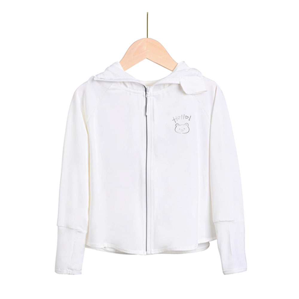 Mädchen funktionale UV-Schutzjacke mit Kapuze Drune