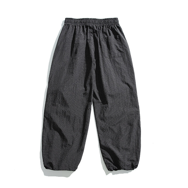 Unisex Leichte Ripstop-Cargo-Hose mit mehreren Pattentaschen und elastischem Saum Drune