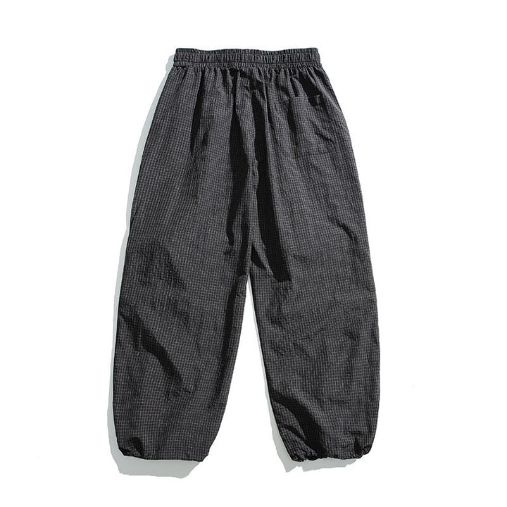 Unisex Leichte Ripstop-Cargo-Hose mit mehreren Pattentaschen und elastischem Saum Drune