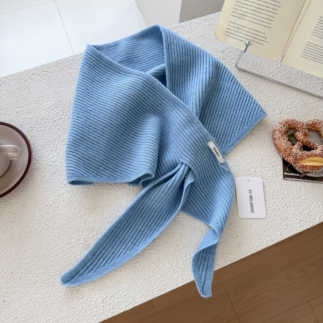 Damen Kuscheliger Wickelponcho mit Modernen Fransen und Elegantem Design Drune