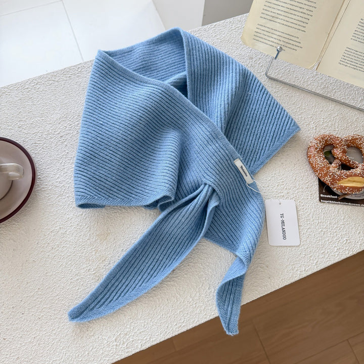 Damen Kuscheliger Wickelponcho mit Modernen Fransen und Elegantem Design Drune