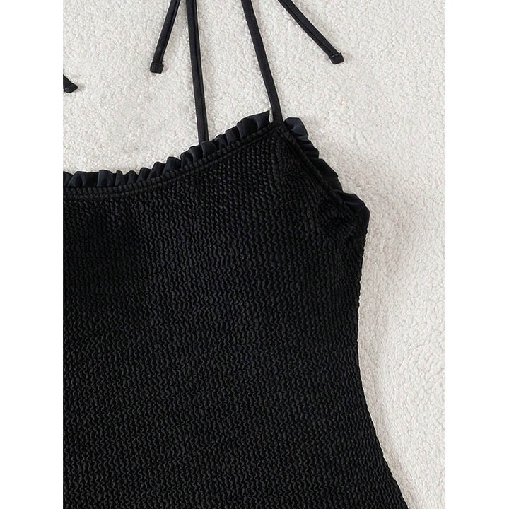 Damen Einteiliger Badeanzug mit Rüschendetails Drune