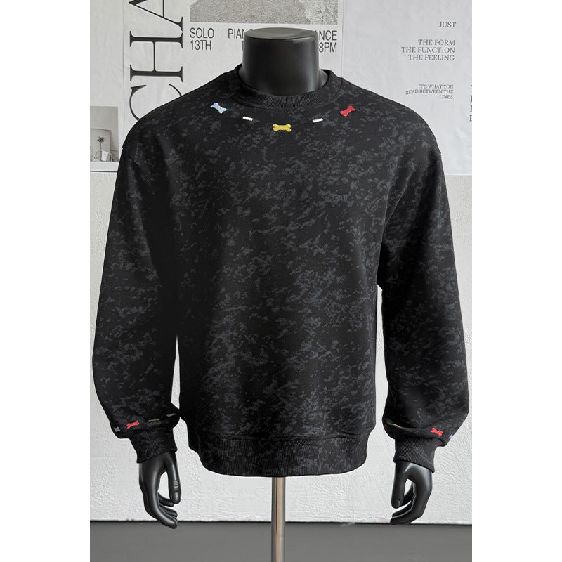 Herren Bequemer Sweatshirt mit bunten Akzenten Drune