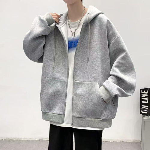 Unisex Bequeme Kapuzenjacke mit seitlichen Taschen Drune