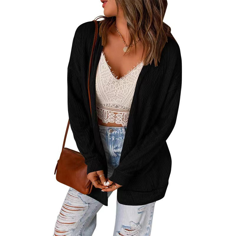 Damen lässige Long Cardigan Drune
