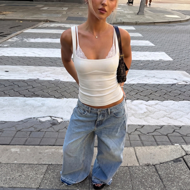Damen stylisches Trägershirt Drune