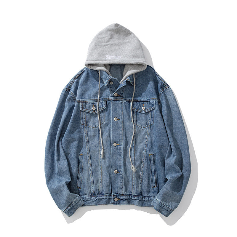 Herren Denimjacke mit integrierter Kapuze Drune 1788342630