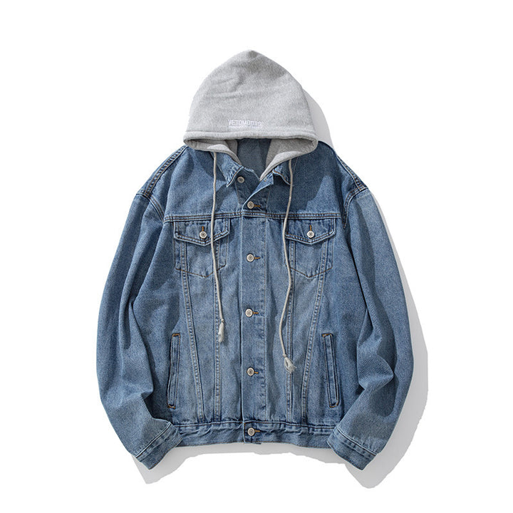 Herren Denimjacke mit integrierter Kapuze Drune 1788342630