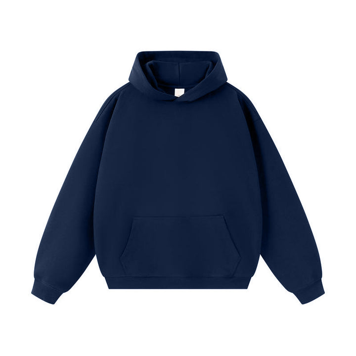 Unisex Oversize-Kapuzenpullover mit Kängurutasche und Raglanärmeln Drune
