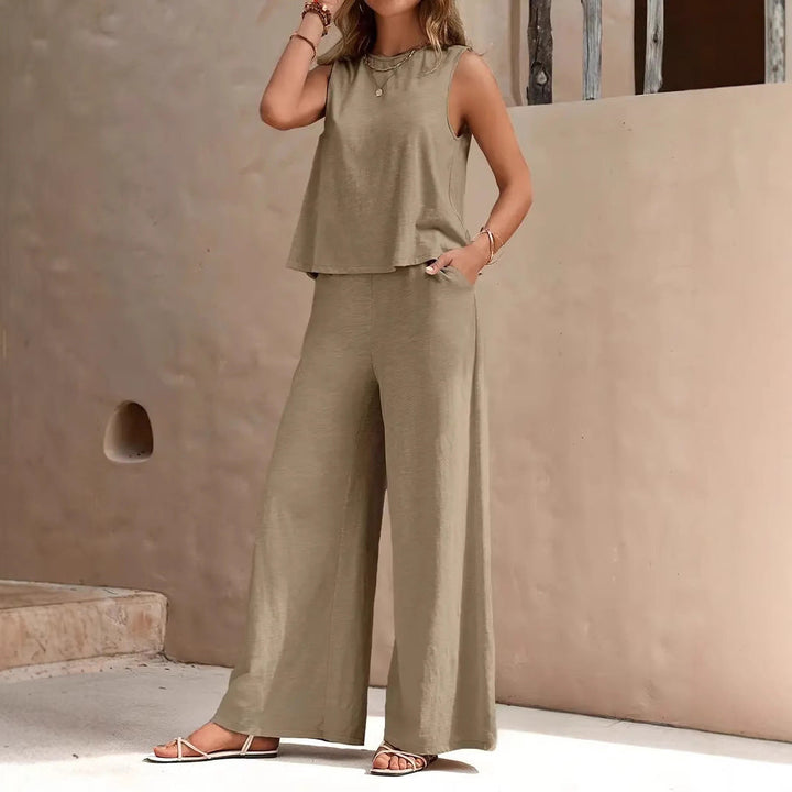 Damen Komfortables und elegantes Loungeset mit weitem Schnitt Drune