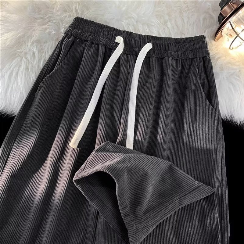 Damen Bequeme Cord-Hose Drune